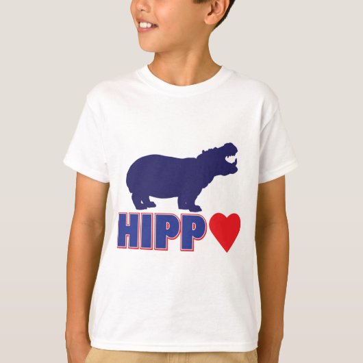 Hippo Heart T-shirt (Voorkant)