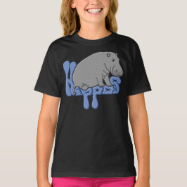 Hippo Heavy - Blue T-shirt