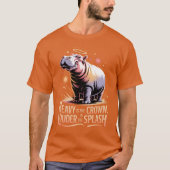 Hippo – Heavy Crown, Loud Splash T-shirt (Voorkant)