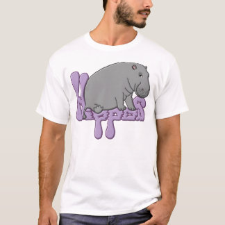 Hippo Heavy - Paars T-shirt