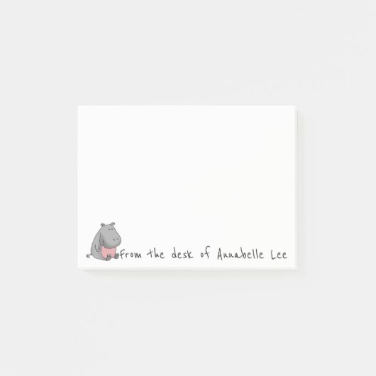 Hippo Helper Post-it® Notes (Voorkant)