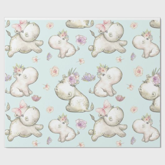 HIPPO HIPPO Babies Cadeaupapier (Vlak)