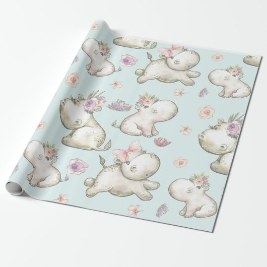 HIPPO HIPPO Babies Cadeaupapier (Uitgerold)