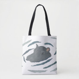 Hippo, Hippopotamus, Wildlife, Dieren Tote Bag