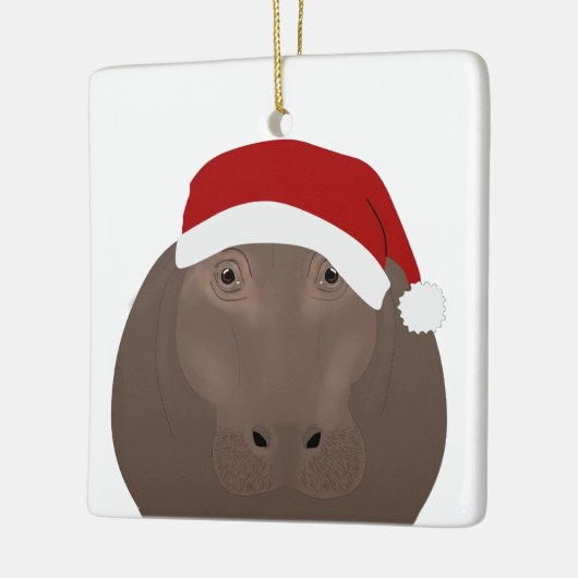 Hippo Holiday Ornament (Links)