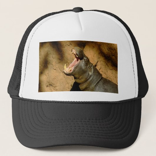 hippo hongerig trucker pet (Voorkant)