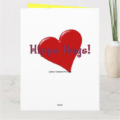 Hippo Hugs Jumbo Wenskaart Kaart (Achterkant)