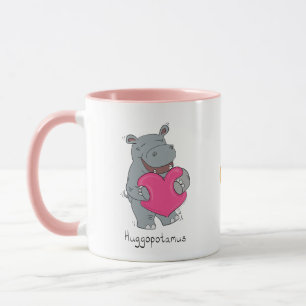 Hippo Hugs Valentijn Day Coffee of Tea Mok