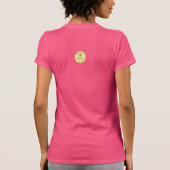 Hippo Hugs Valentijn Day Women's Tshirt Pink (Achterkant)