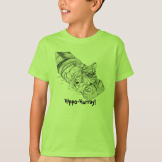 Hippo-Hurray. T-shirt
