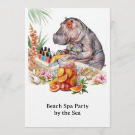 Hippo in Bikini Manicure Coastal Beauty beach spa Kaart