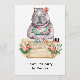 Hippo in Bikini Manicure Coastal Beauty beach spa Kaart