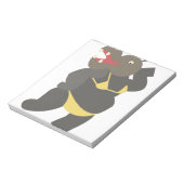 Hippo in Bikini Notitieblok (Linkerzijde)
