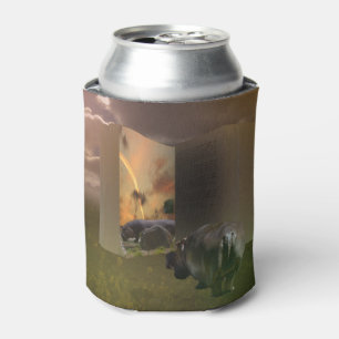 Hippo in de liefde voor het artikelboek, kan stubb blikjeskoeler