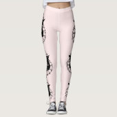 hippo in een pet leggings (Voorkant)