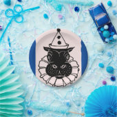 hippo in een pet papieren bordje (Feest)