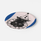 hippo in een pet papieren bordje (Gekanteld)