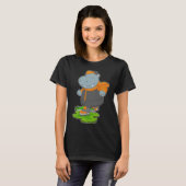 Hippo Inline skating Roller schaatsen T-shirt (Voorkant volledig)