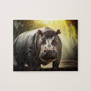 Hippo Jigzaag Puzzle - Oerwoud Legpuzzel