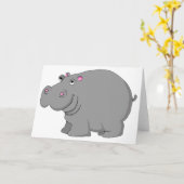 hippo kaart (Gele Bloem)