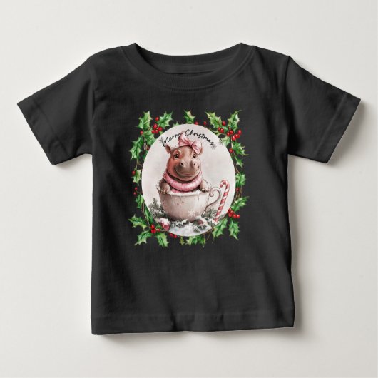Hippo kerstthema voor Dierenvrienden (Voorkant)
