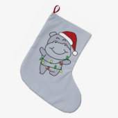 Hippo Kerstwinterdieren Hippos Grote Christus Grote Kerstsok (Voorkant (Hangend))
