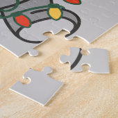 Hippo Kerstwinterdieren Hippos Jigzaag Puzzl Legpuzzel (Zijkant)