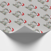 Hippo Kerstwinterdieren Hippos Wrapping Pap Cadeaupapier (Hoek)