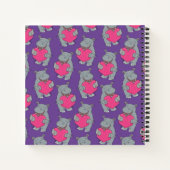 Hippo Kid's Cute Valentijnsdag Notitieboek (Achterkant)