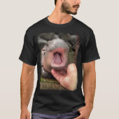 Hippo Liefhebber geschenken, Thailand Shirten, Moo T-shirt (Voorkant)