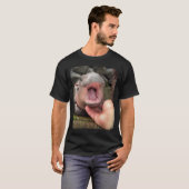 Hippo Liefhebber geschenken, Thailand Shirten, Moo T-shirt (Voorkant volledig)