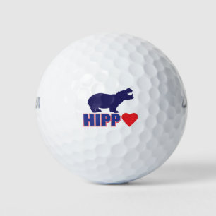 HIPPO-LOVE-Heart Golfballen