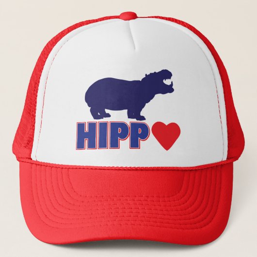HIPPO-LOVE-Heart Trucker Pet (Voorkant)