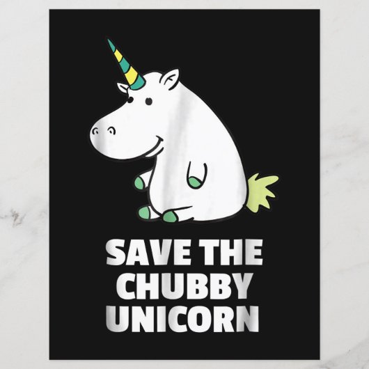 Hippo Lover Gift| Chubby Unicorn Hippo| Cute Hippo (Voorkant)