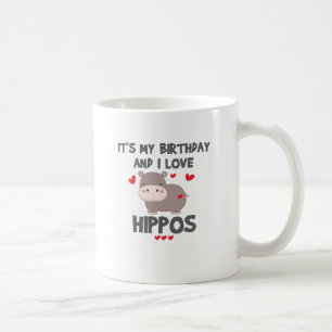 Hippo Lover Het is mijn verjaardag en ik hou van H Koffiemok
