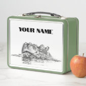 Hippo lunchbox – Aangepast Safari cadeau (In situ)