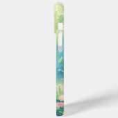 Hippo Magical Pond Meadow Case-Mate iPhone Case (Achterkant / Links)