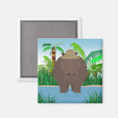 Hippo Magnet (Voorkant / Achterkant)