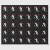 Hippo Merry Winter Animals Hippos Cadeaupapier (Vlak)
