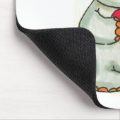 Hippo met hart muismat (Hoek)