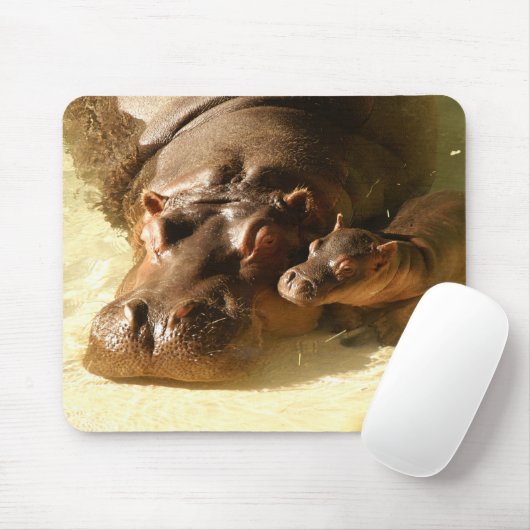 hippo mousepad muismat (Met muis)