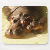 hippo mousepad muismat (Voorkant)