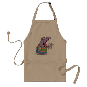 Hippo Newspaper Boy Apron Standaard Schort