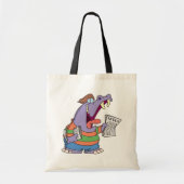 Hippo Newspaper Boy Canvas tas (Voorkant)