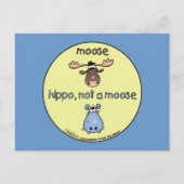 Hippo-niet-een-mos! Briefkaart (Voorkant)