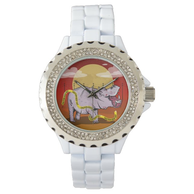 Hippo ontsnappen horloge (Voorkant)