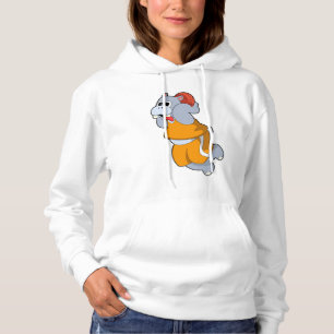 Hippo op Basketball Sports Hoodie