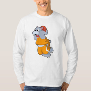 Hippo op Basketball Sports T-shirt