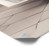 Hippo op het toilet lezen kranten poster (Hoek)