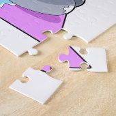 Hippo op Yoga Fitness Legpuzzel (Zijkant)